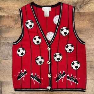 Mandal Bay Vintage Soccer Sweater Vest